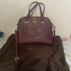 Kate Spade maroon moody crossbody